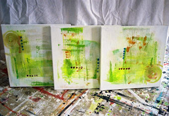 TITEL: fingerprints, grün