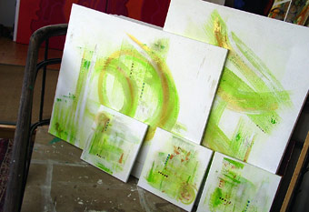 TITEL: fingerprints, grün