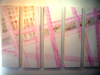 TITEL: rosa salon - in invitation, Rauminstallation, 2009 