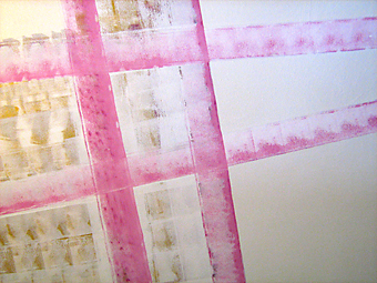TITEL: rosa salon - in invitation, Rauminstallation, 2009 